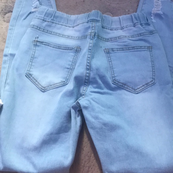 adjustable high rise ripped jeans - Picture 4 of 5